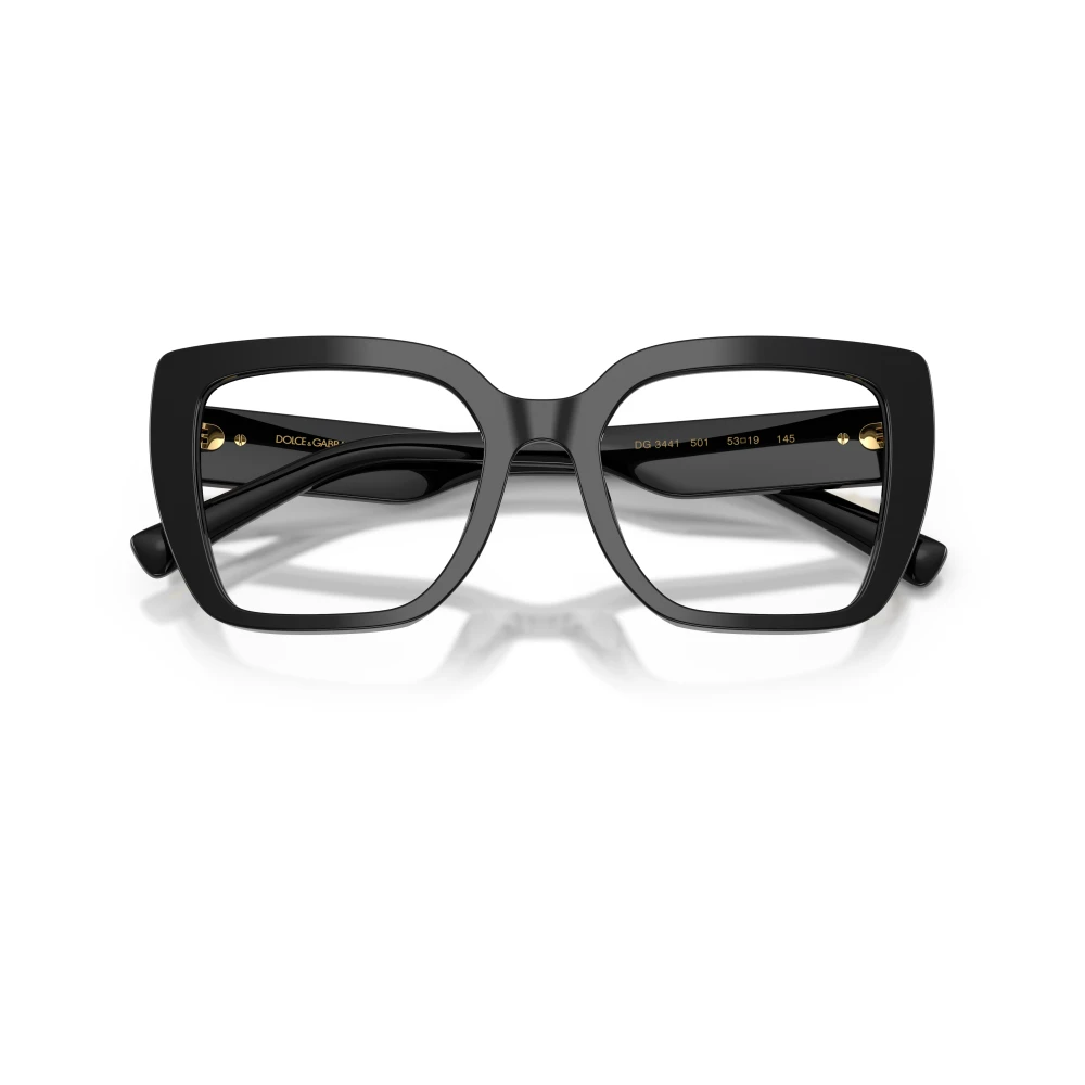 Dolce & Gabbana Women's Black Glasses, 53 Mm, Occhiali Da Vista