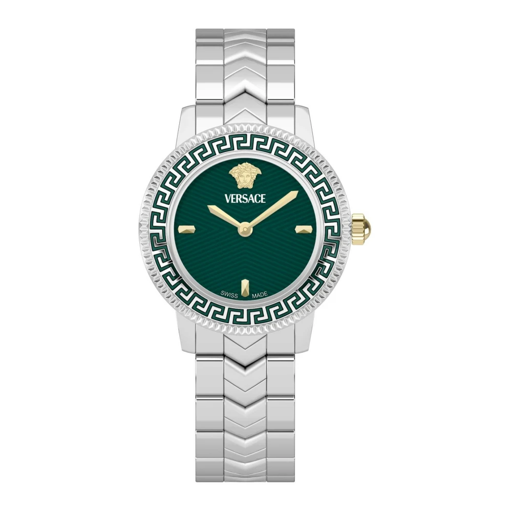 Versace V-Icon Veuca0424 Watch - Female - Watches - Green - One Size - Accessories