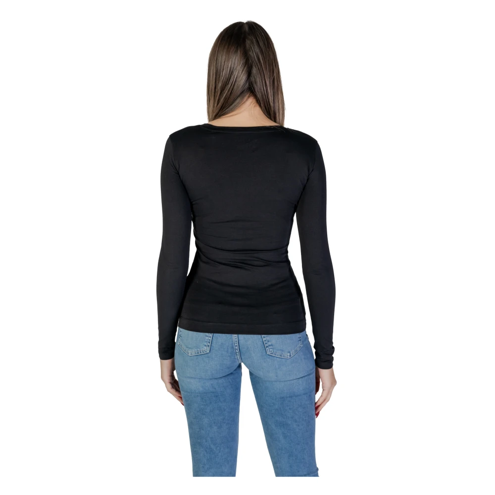 Guess Korte Mouw T-shirt Lente Zomer Collectie Black Dames