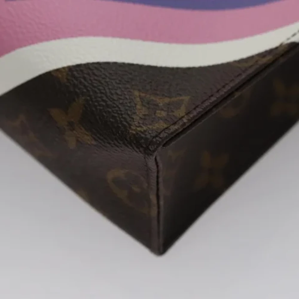Louis Vuitton Vintage Pre-owned Canvas clutches Brown Dames