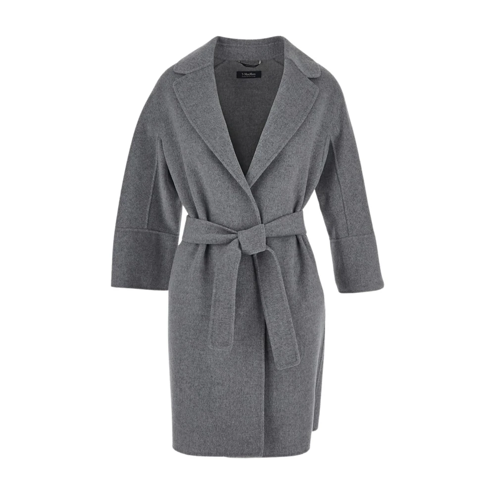 Max Mara Arona Wollen Jas Gray Dames