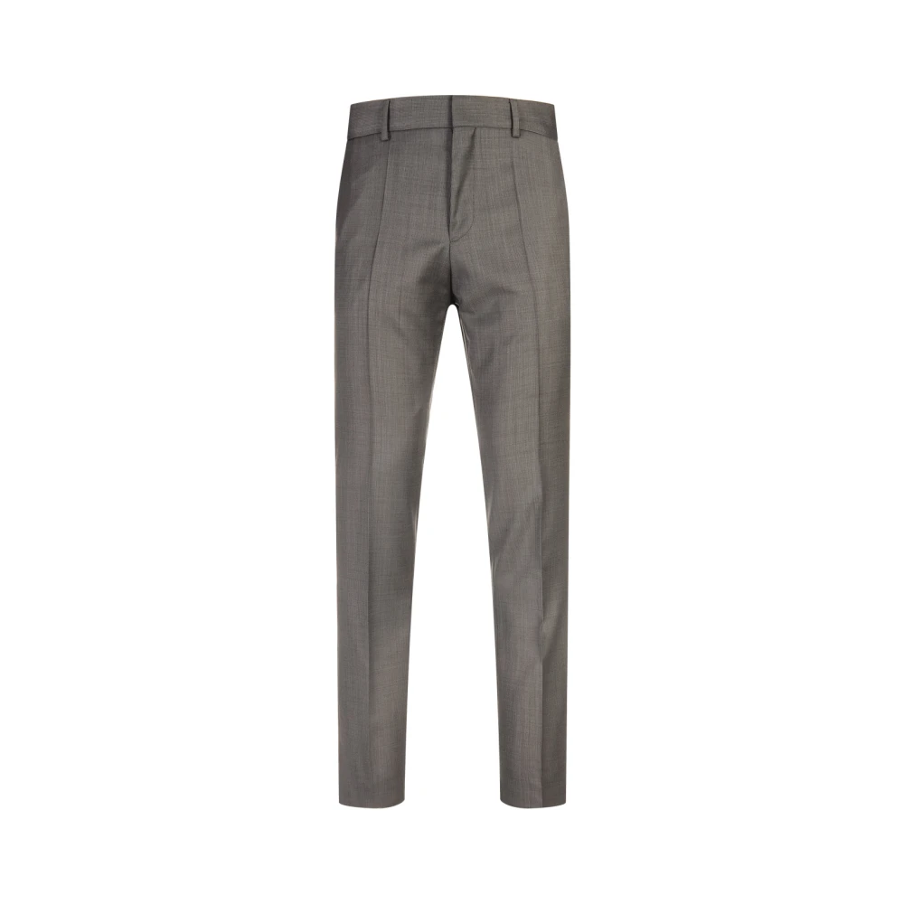 Hugo Boss Modern Grijs Dubbel-Borst Pak Gray Heren