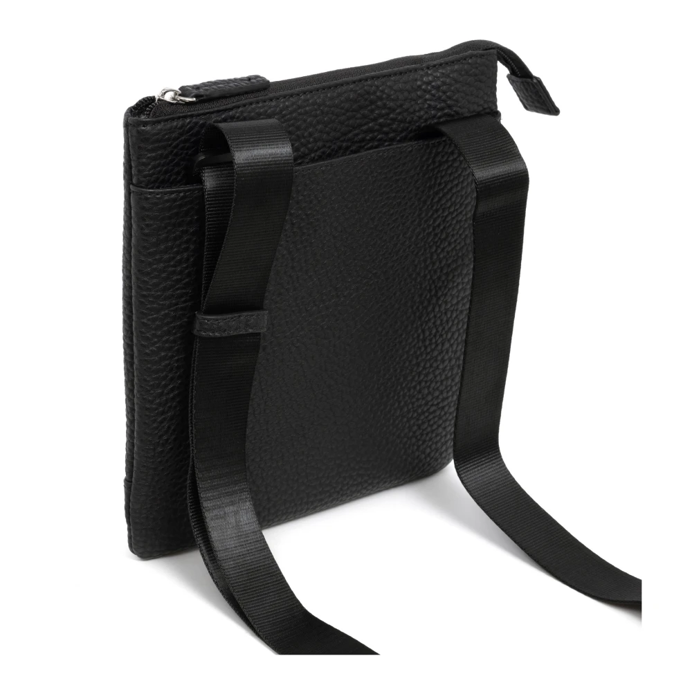 Armani Exchange Stijlvolle Crossbody Tas met Ritssluiting Black Heren