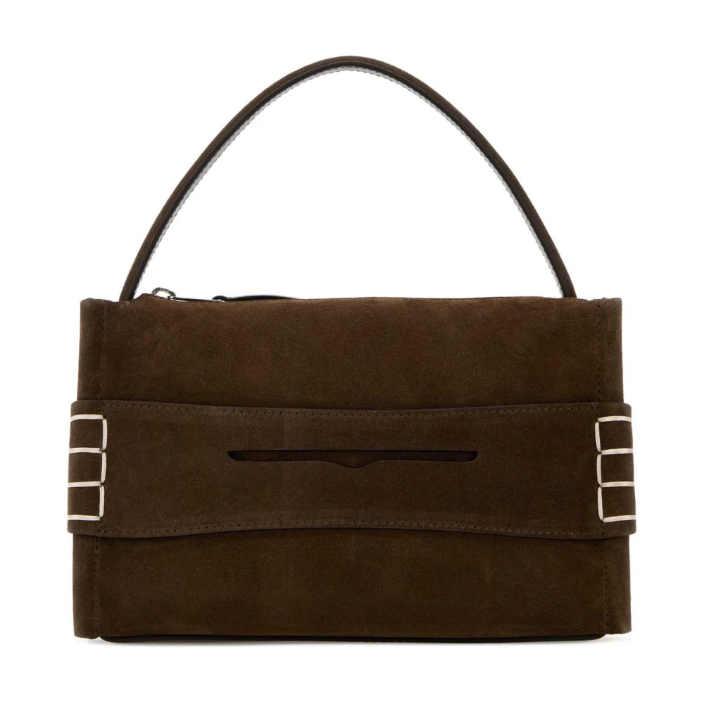 Jw Anderson Women's Brown Handbags, One Size, Small Loafer Bag