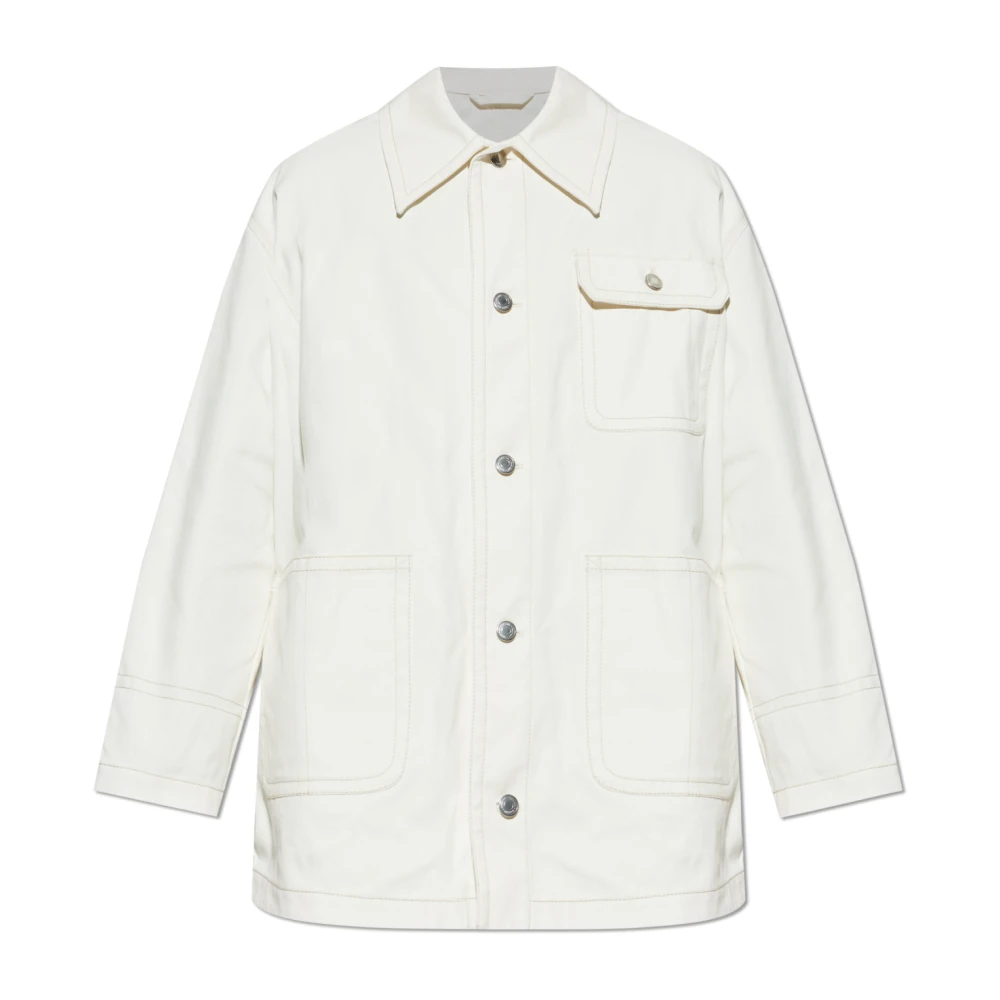 Ami Paris Uomo Bianco Giacche, Xs, New,