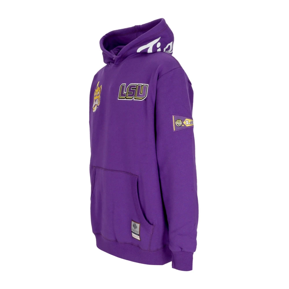 Mitchell & Ness LSU Tigers Hometown Fleece Hoodie Purple Heren