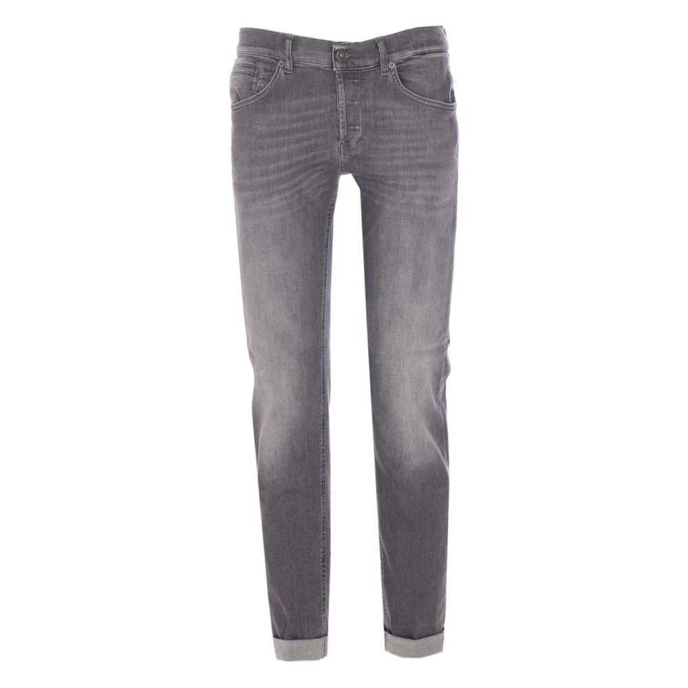 Dondup Men's Gray Slim Fit Jeans, W30, George Jeans