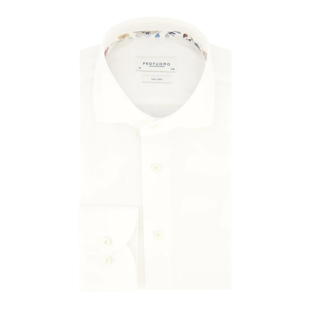 Profuomo Witte zakelijke overhemd White Heren