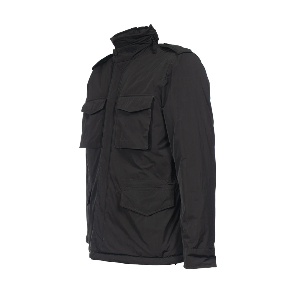Aspesi Mini Field Jacket met Thermische Voering Black Heren