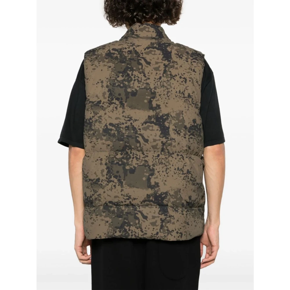 Represent Zwarte Puffer Gilet voor Mannen Green Heren