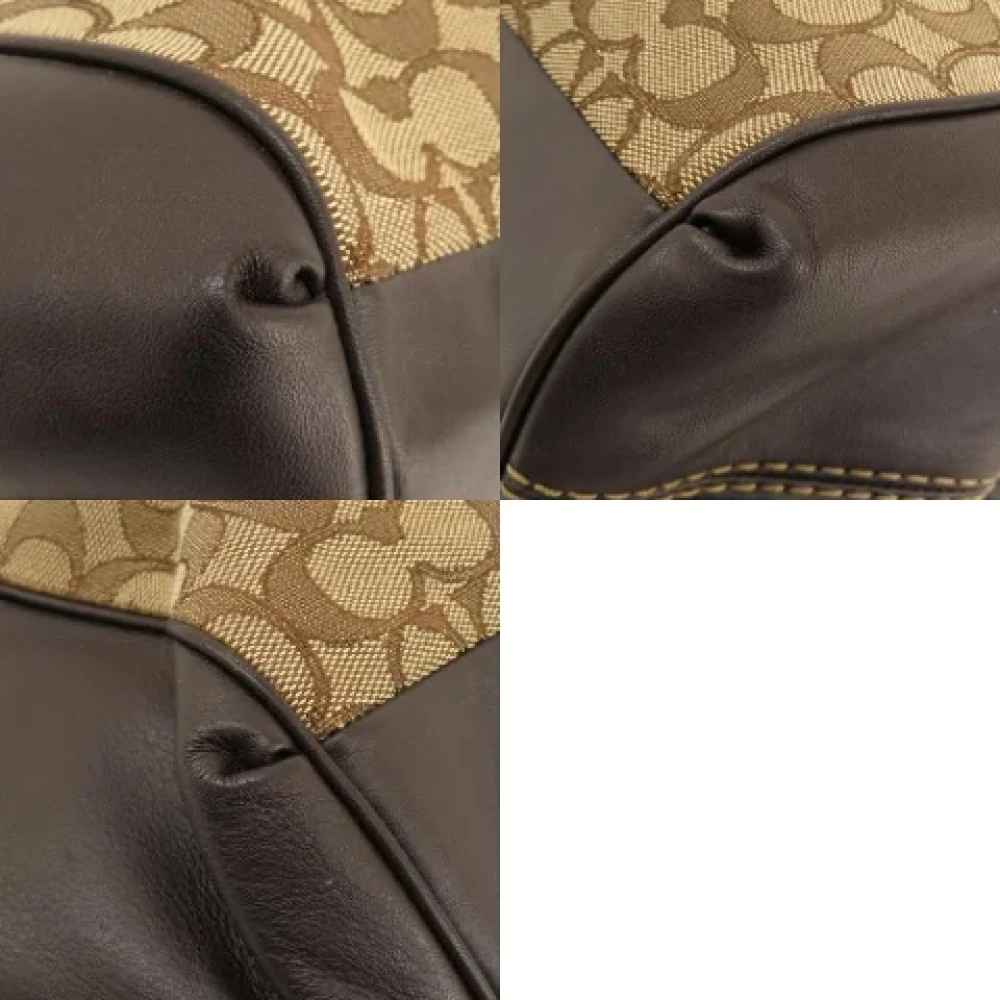 Coach Pre-owned Fabric totes Beige Dames