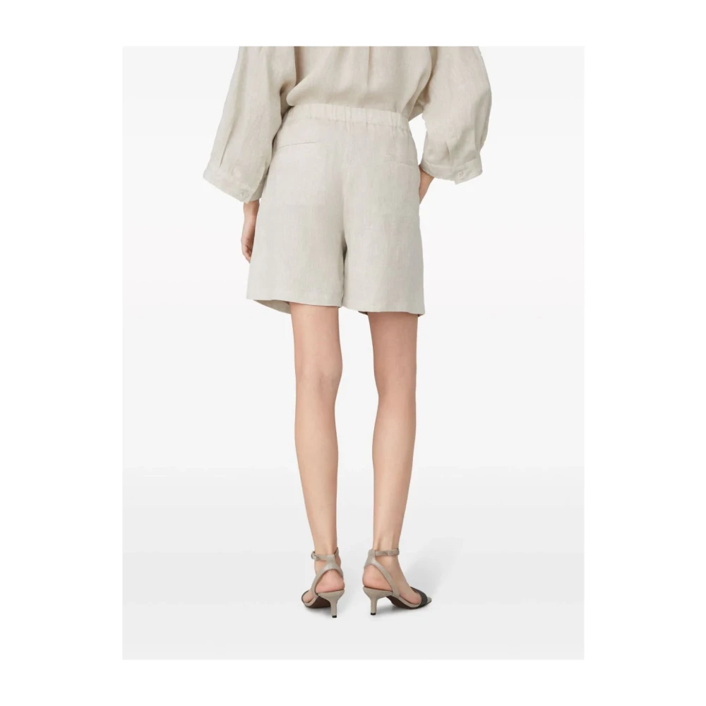 BRUNELLO CUCINELLI Short Shorts Beige Dames