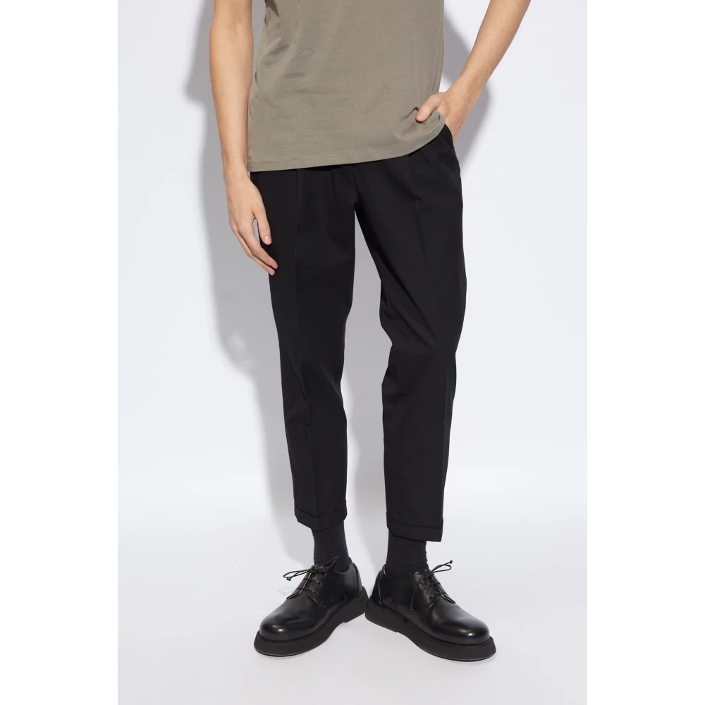 AllSaints Tallis plooirokbroek Black Heren