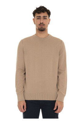 pull-en-coton-a-col-rond-texture