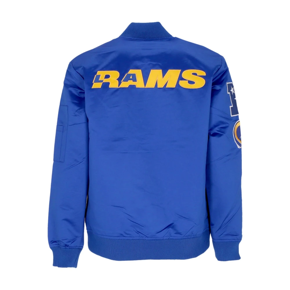 Mitchell & Ness Losram Original Team Colors Bomber Jacket Blue Heren
