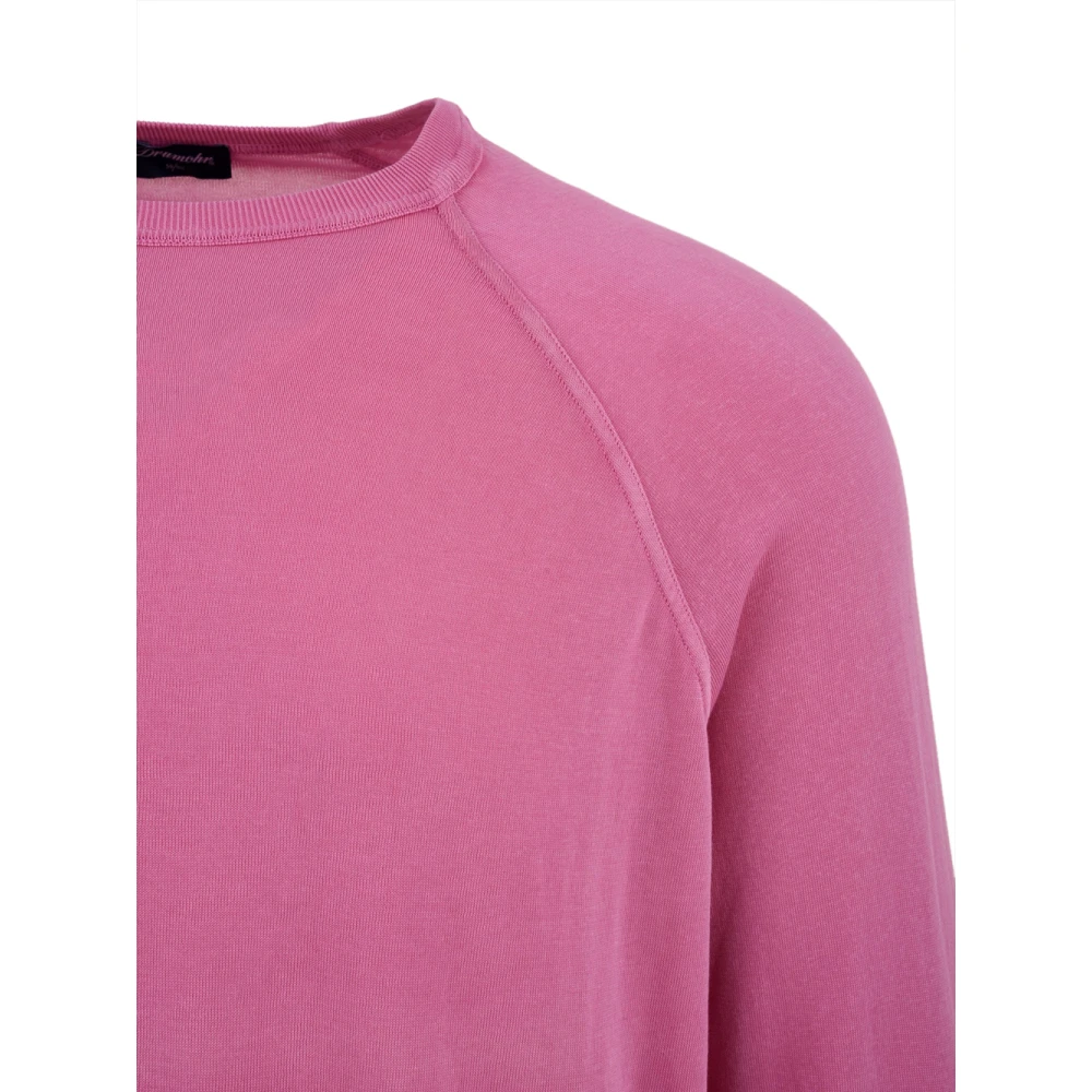 Drumohr Roze Sweaters voor Heren Pink Heren