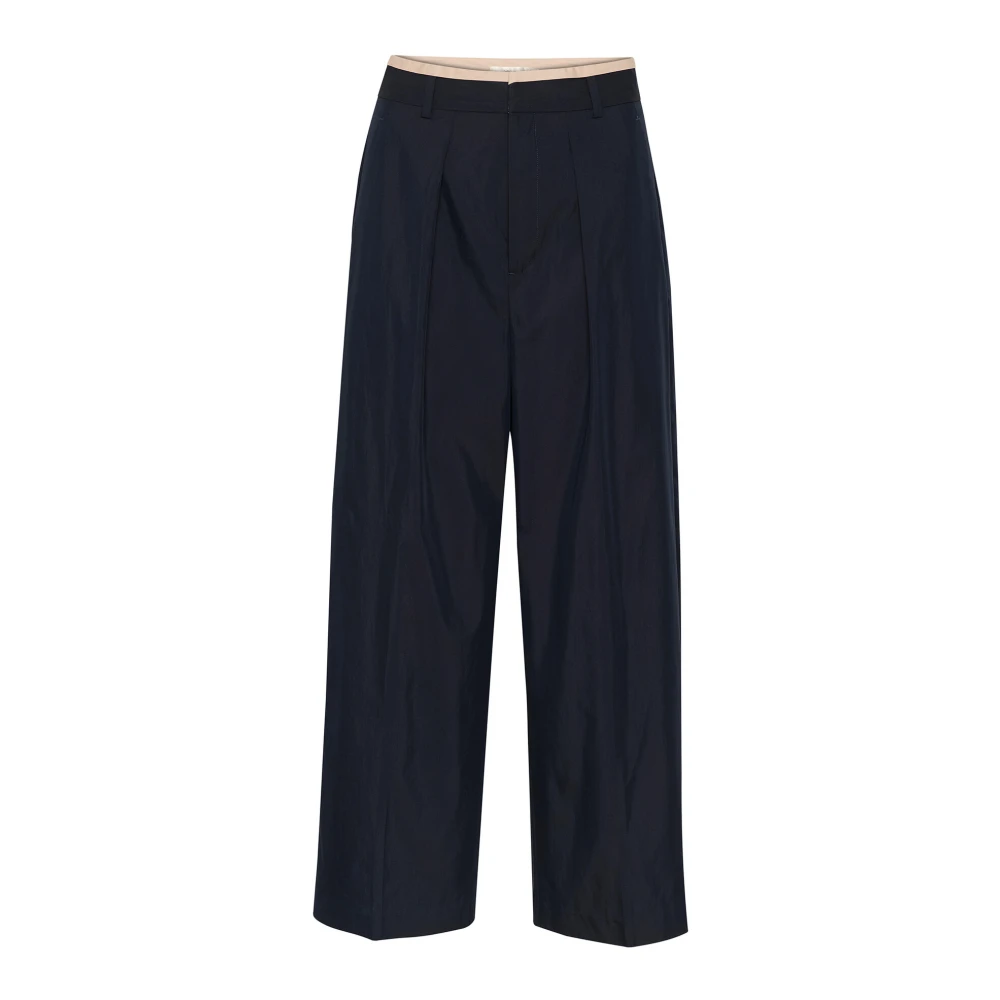 InWear Klassieke Marineblauwe Broek Blue Dames