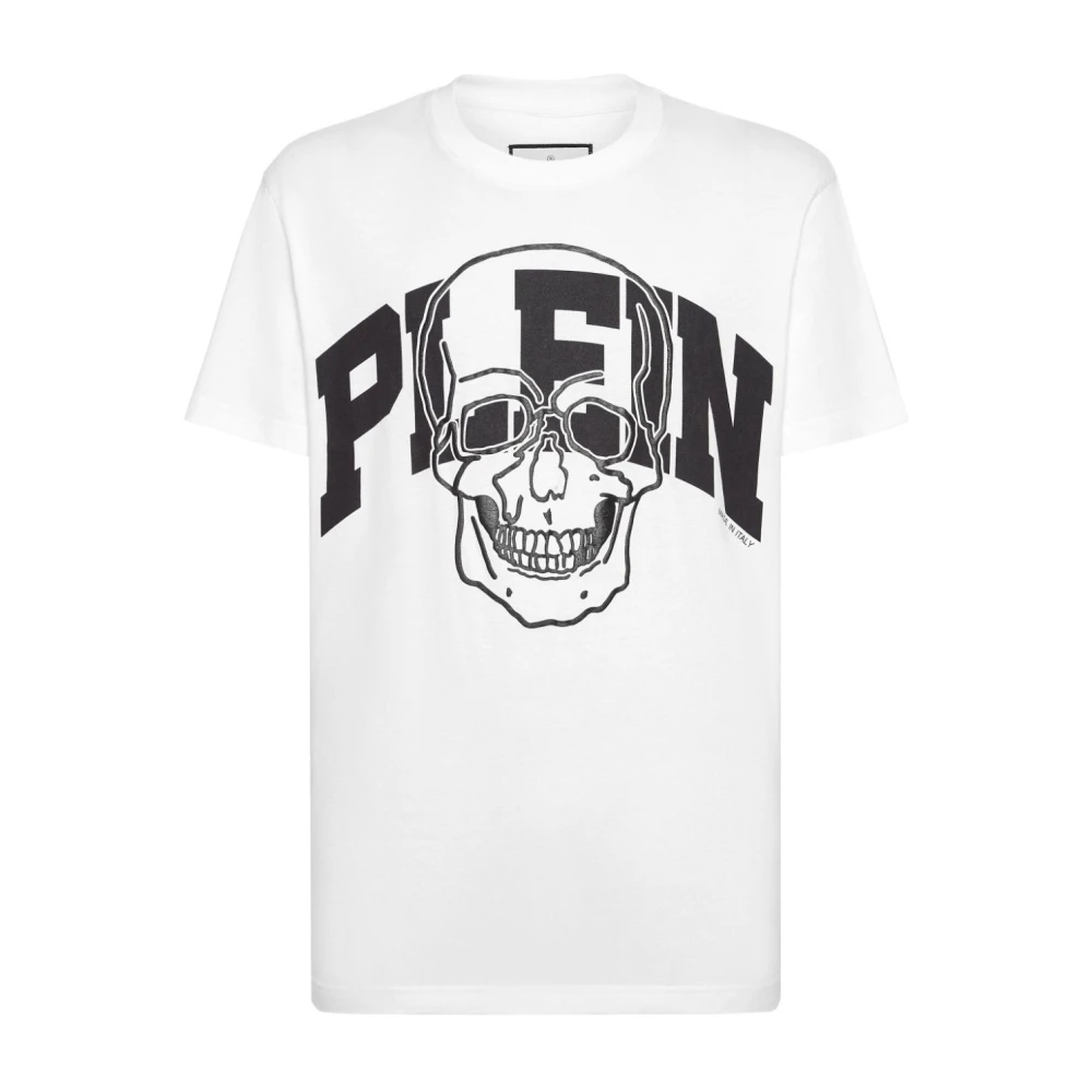 Philipp Plein Witte Tee Klassieke Stijl White Heren