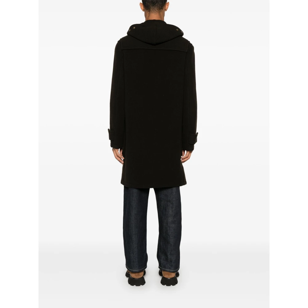 Gloverall Monty Duffle Coat Black Heren