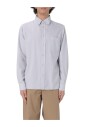 chemise-en-coton-bleu-ajout-elegant
