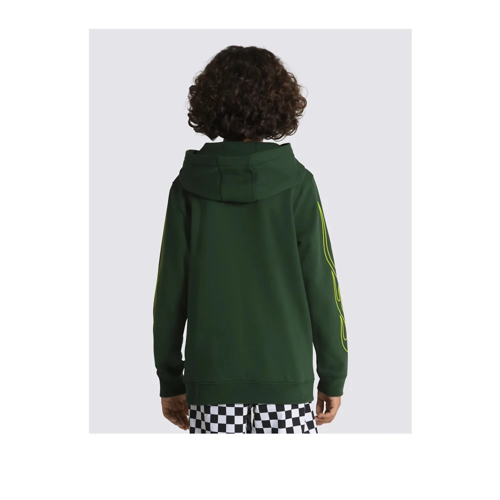 Vans Groene hoodie met bedrukt logo Green Heren