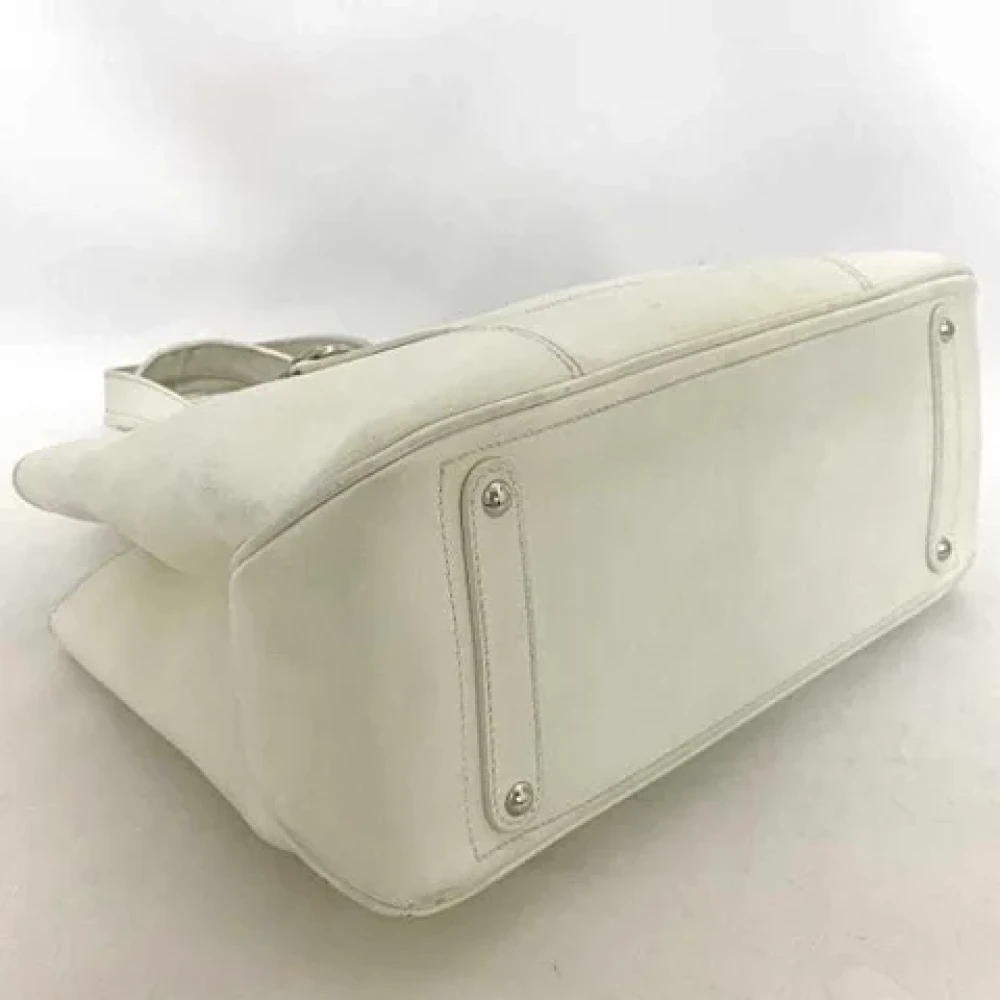 Salvatore Ferragamo Pre-owned Fabric totes Beige Dames