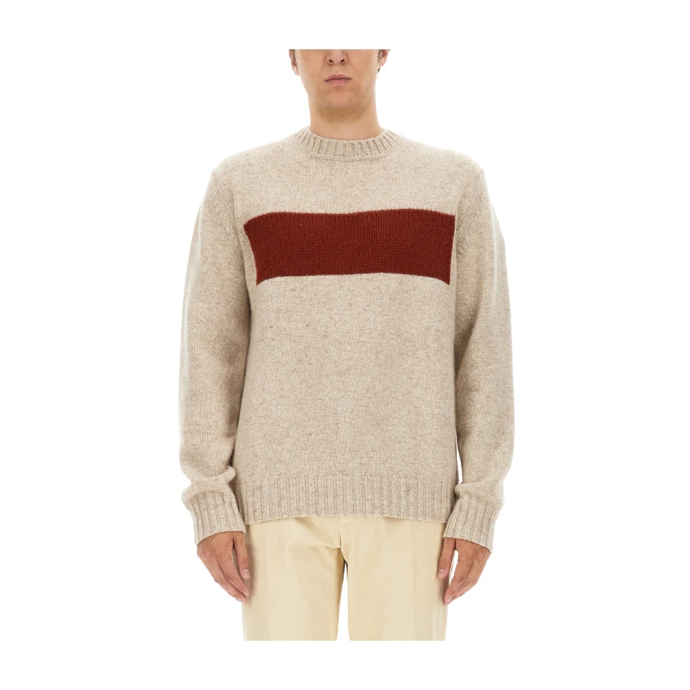 Ermenegildo Zegna Luxe Cashmere Sweater Regular Fit Multicolor Heren