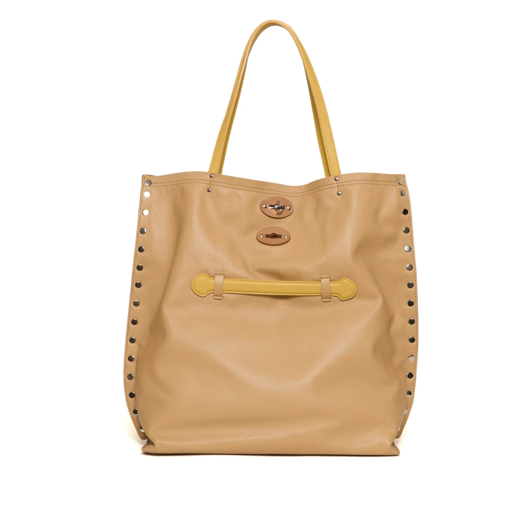 Zanellato Elegante Beige Handtas Beige Dames