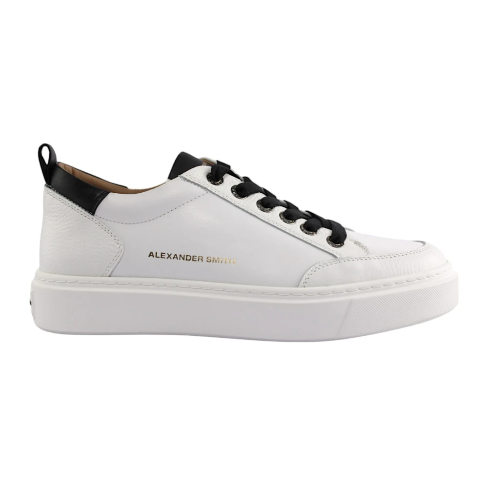 Alexander Smith Monochrome Sneakers voor Mannen en Vrouwen Heren Schoenen Wit