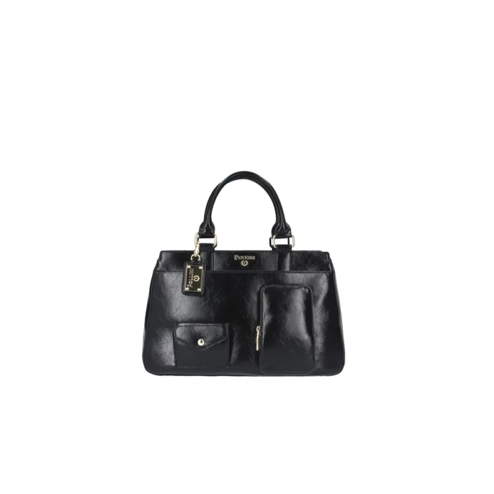 Pollini Stijlvolle Handtas Grote Array Black Dames