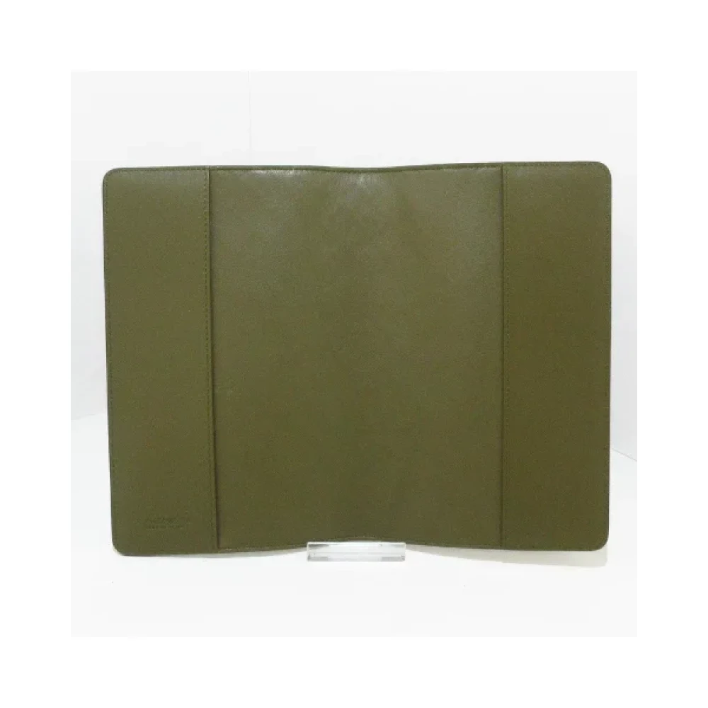 Bottega Veneta Vintage Pre-owned Leather wallets Green Heren