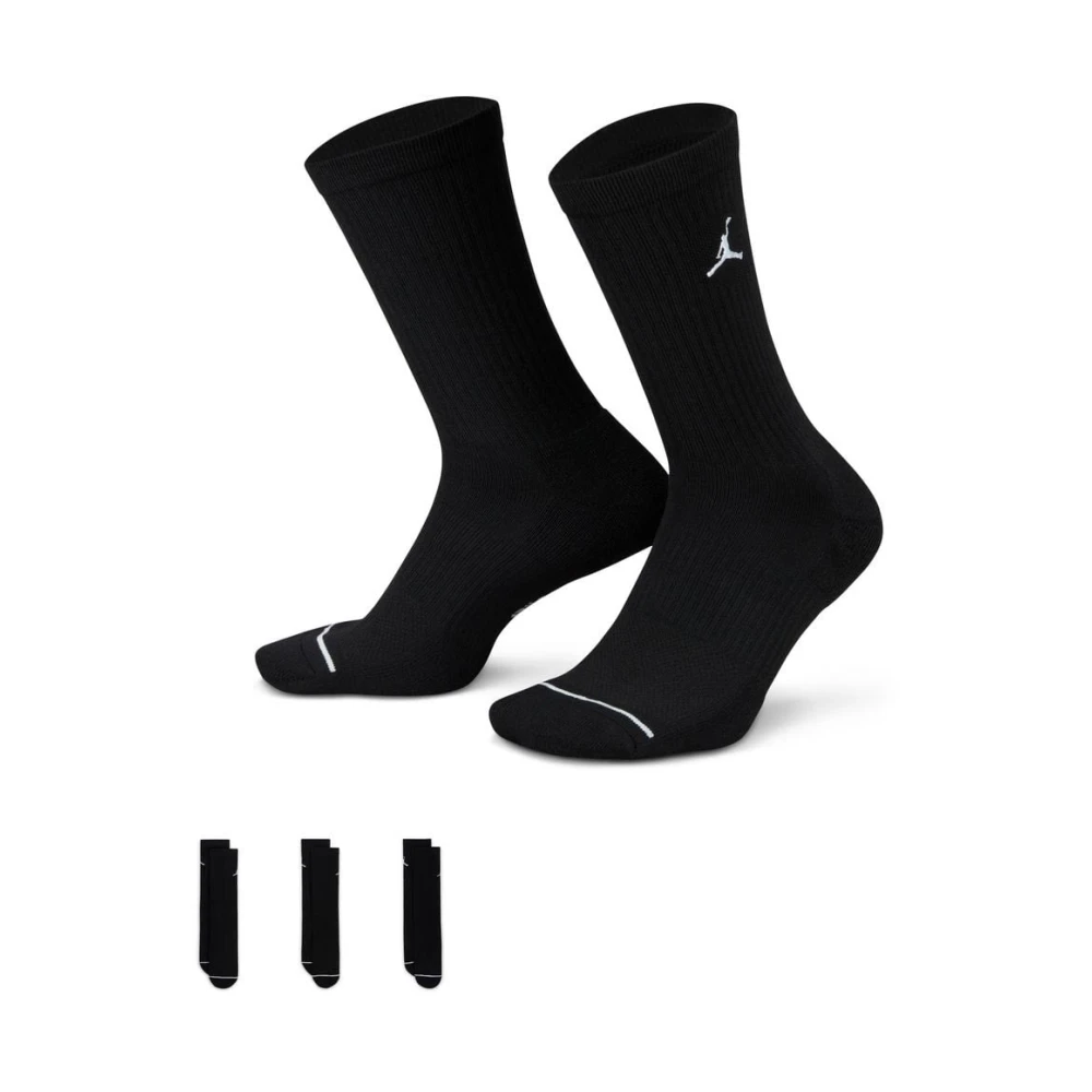 Jordan Nero Everyday Max Crew 3 Pack - Calze - Taglia 39 - 42 - Immagine 4