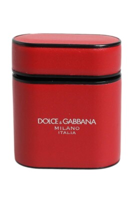 red-leather-airpods-case