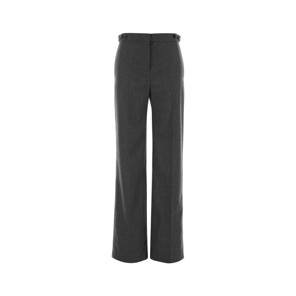 Stella Mccartney Donna Grigio - Pantaloni A Gamba Larga - Trousers - S