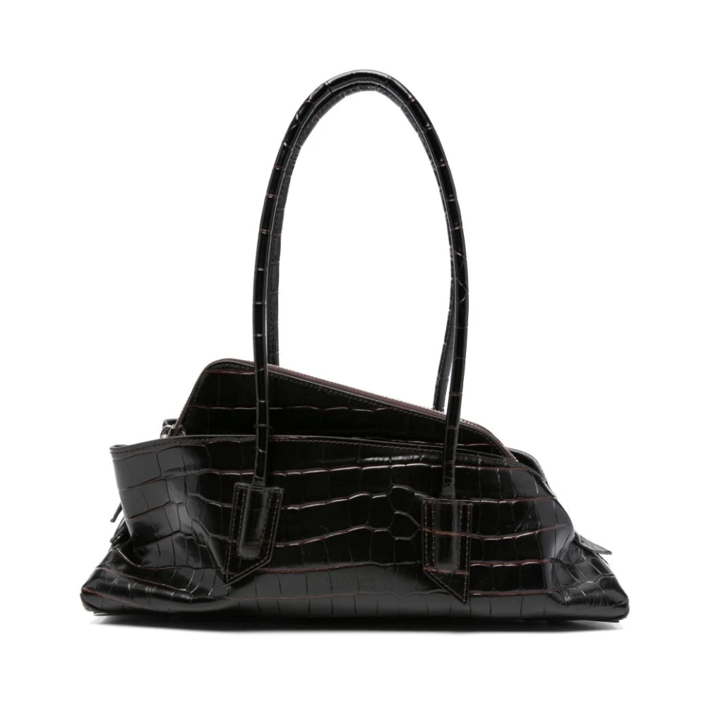The Attico La Passeggiata Small Leather Shoulder Bag - Image 5