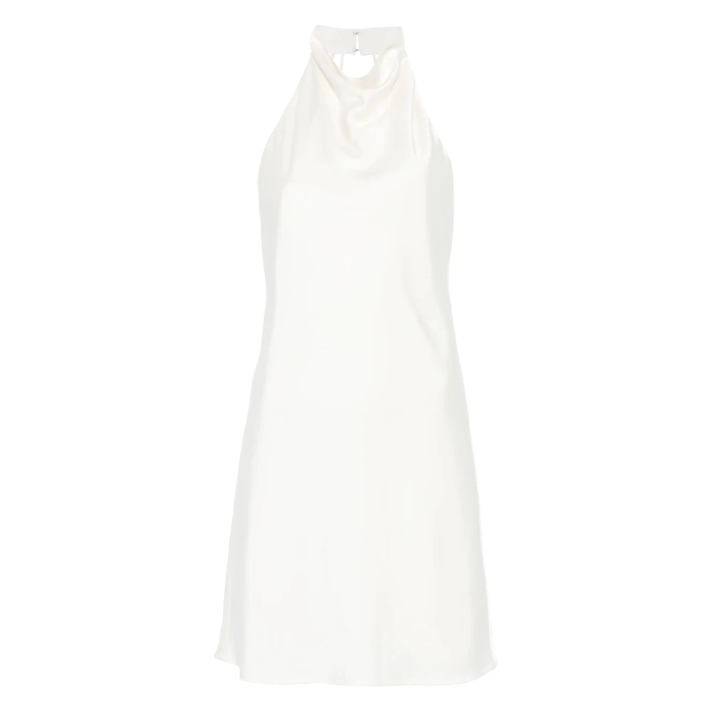 Rotate Birger Christensen Witte Mini Draperen Jurk White Dames