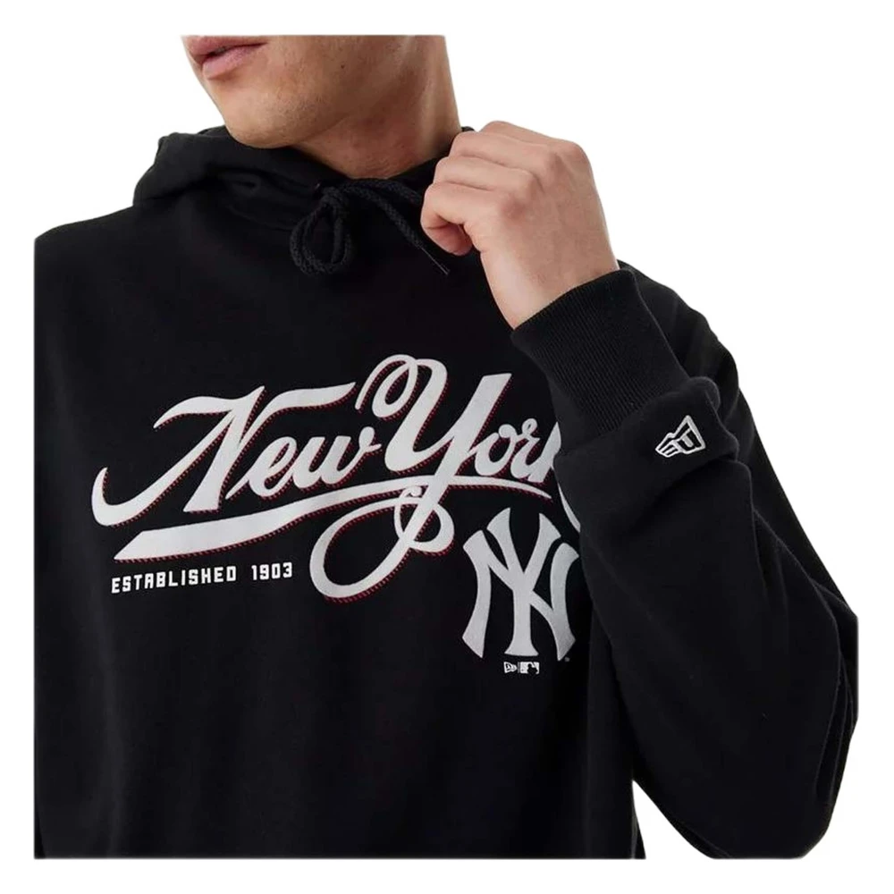 new era New York Yankees Hoodie Black Heren
