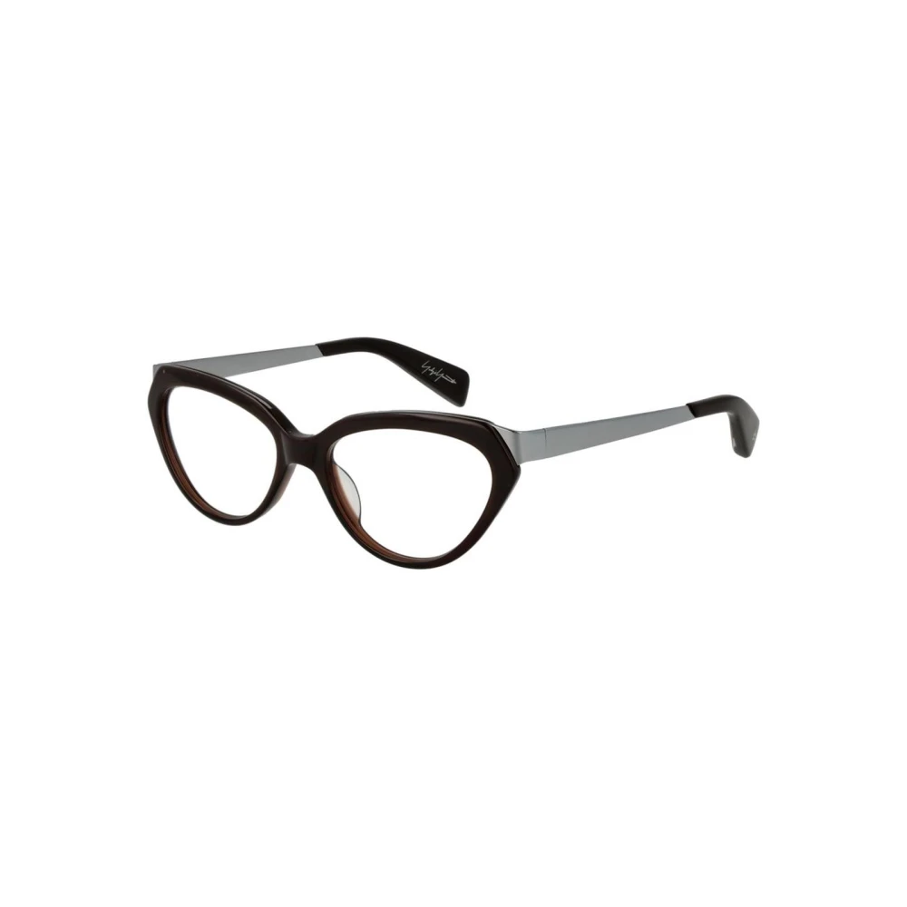 Yohji Yamamoto Women's Brown Cat Eye Optical Frames With Case