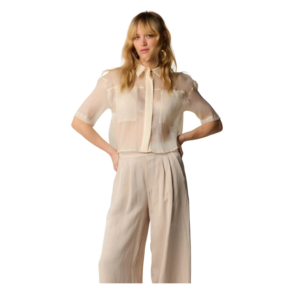 Kocca Stijlvolle Overhemden voor elke gelegenheid Beige Dames
