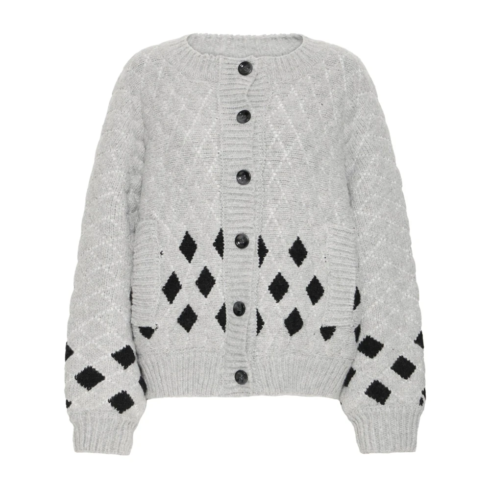 Ichi Donna Grigio Cardigan Da Cortana - Immagine 2