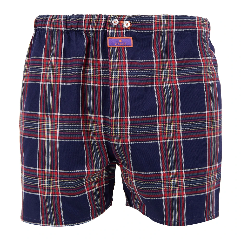 Gallo Klassieke blauwe katoenen boxershorts voor heren Multicolor Heren