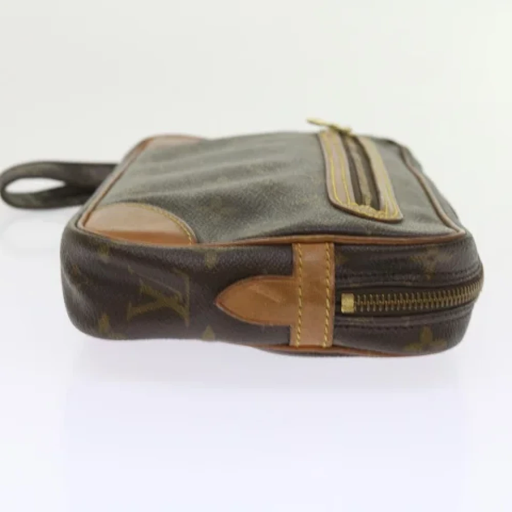 Louis Vuitton Vintage Pre-owned Canvas clutches Brown Dames