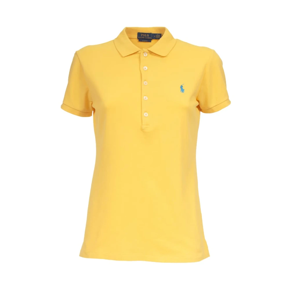Ralph Lauren Polo Shirts Yellow Dames