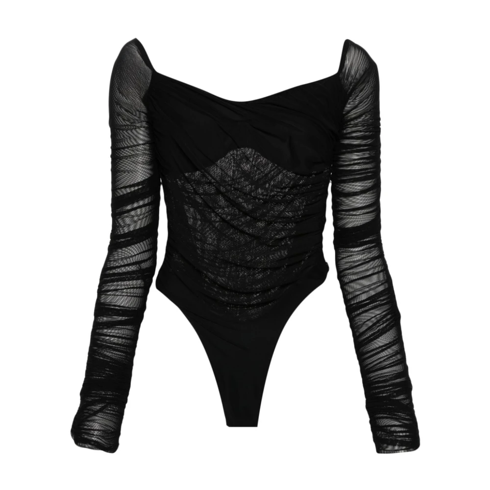 Mugler - Tops > Body - Black - Mugler - Modalova