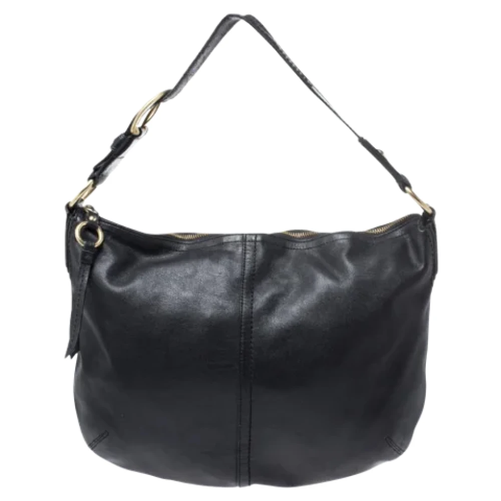 Coach Pre-owned Leather handbags Black Dames