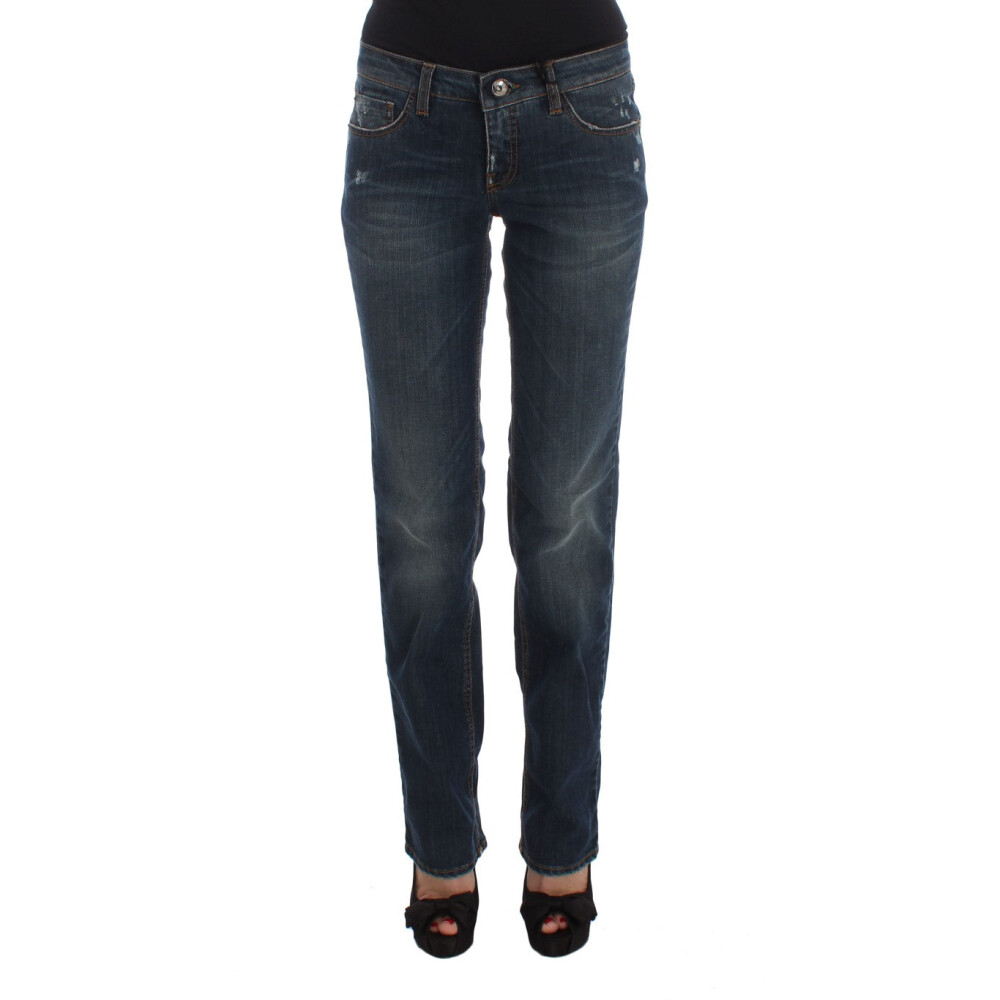 COSTUME NATIONAL BLUE BOOTCUT hot JEANS