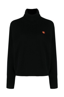 black-flower-patch-wool-jumper