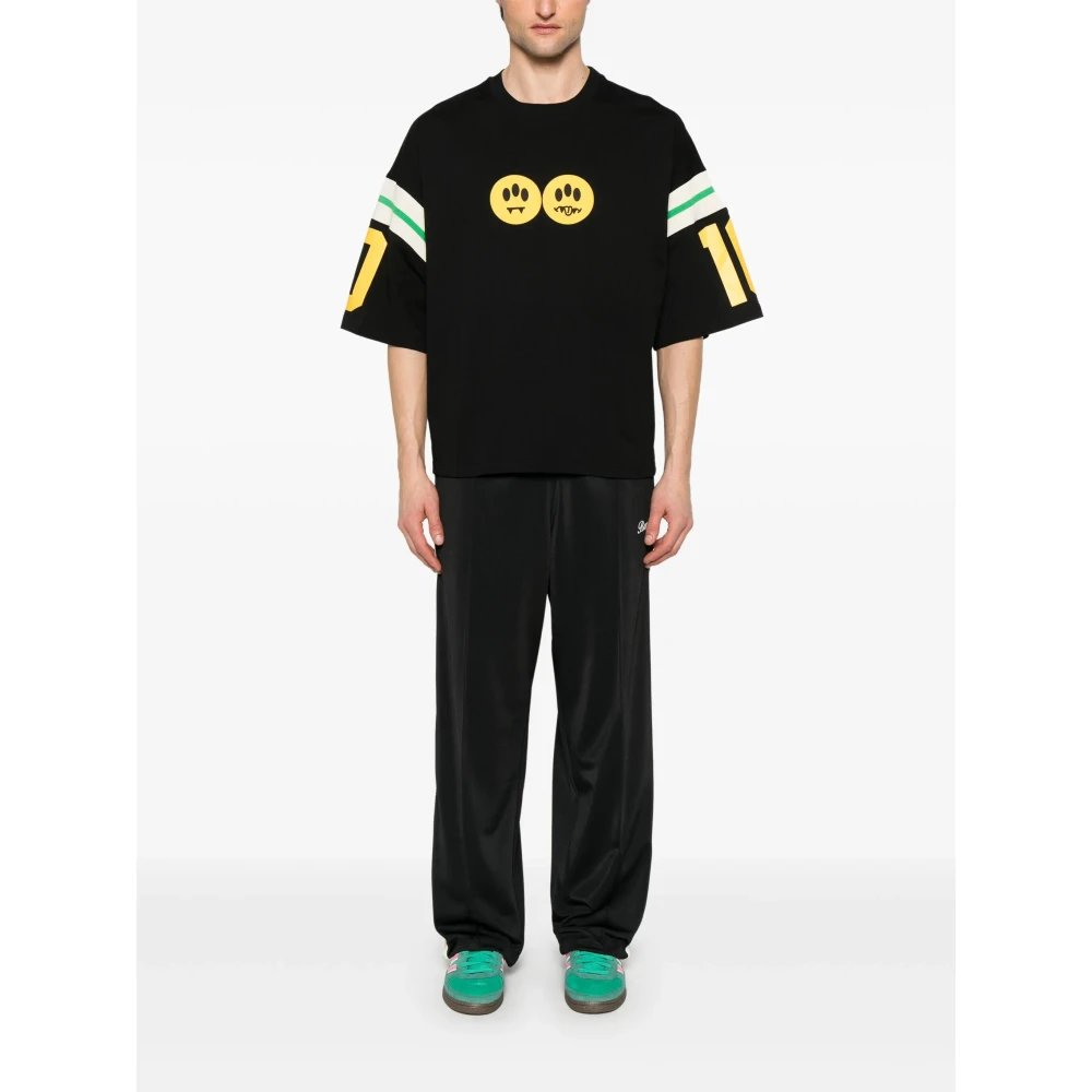 Barrow Zwart Basic T-Shirt Black Heren
