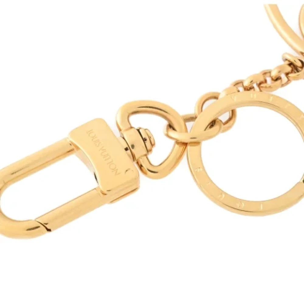 Louis Vuitton Vintage Pre-owned Metal key-holders Yellow Dames