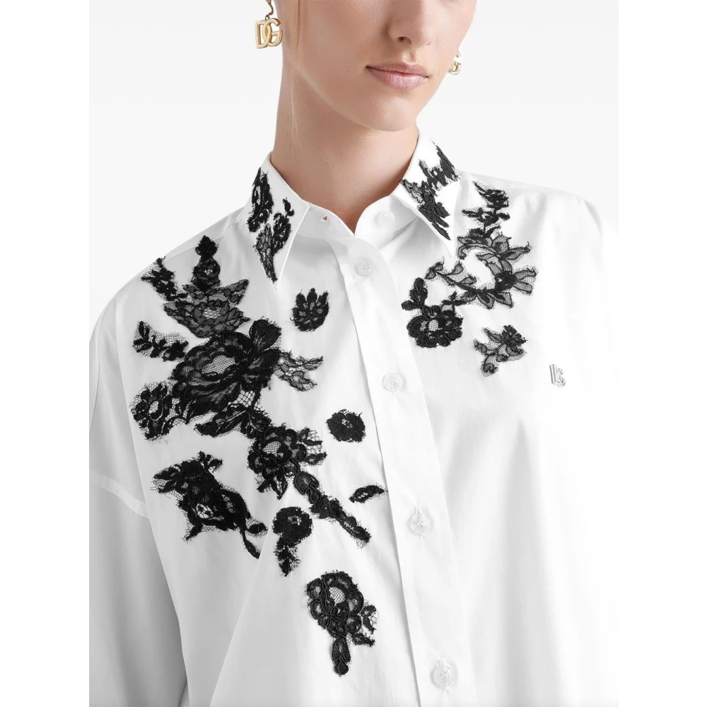 Dolce & Gabbana Witte Overhemden voor Mannen White Dames